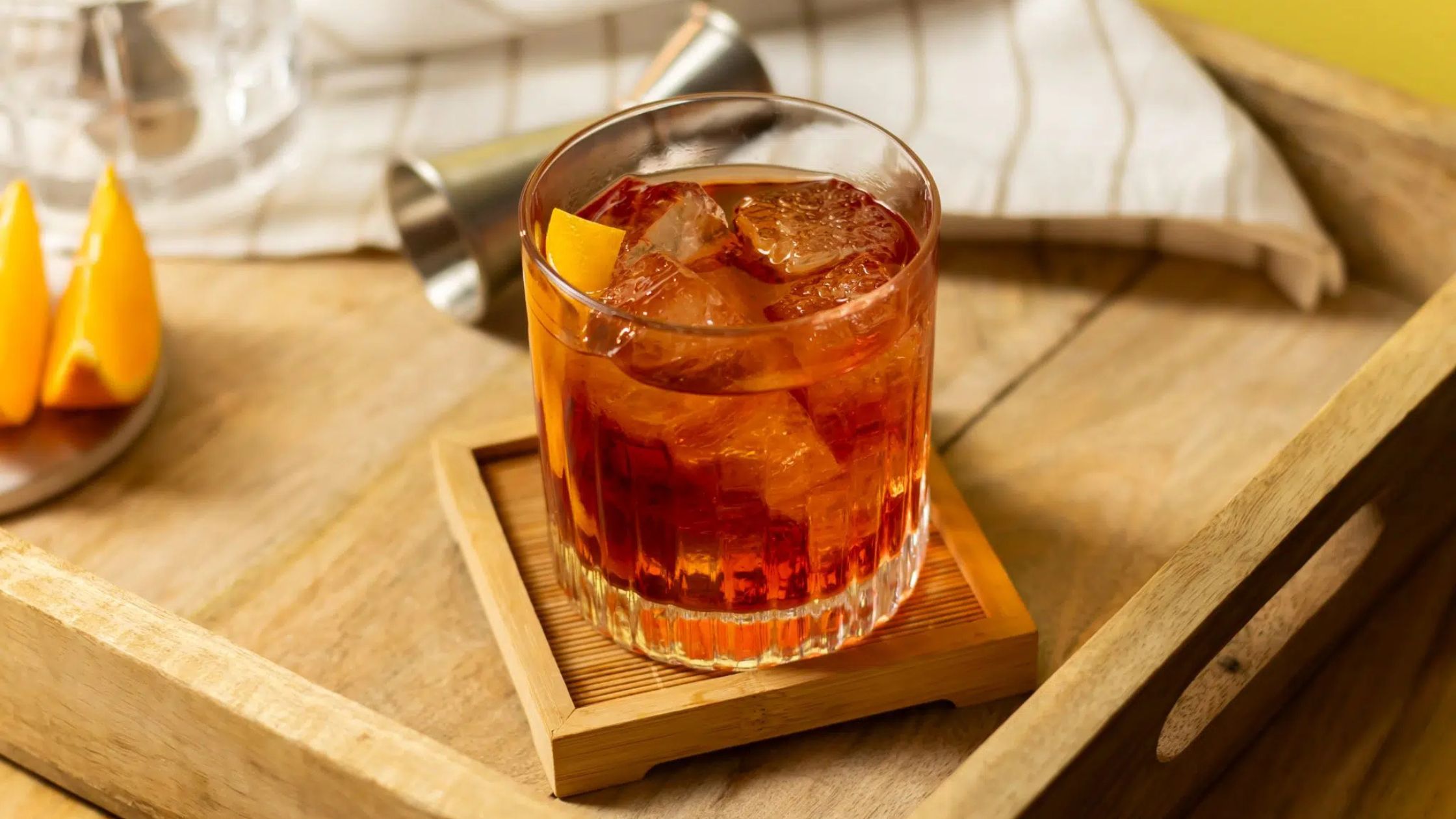 Mezcal Negroni cocktail recipes